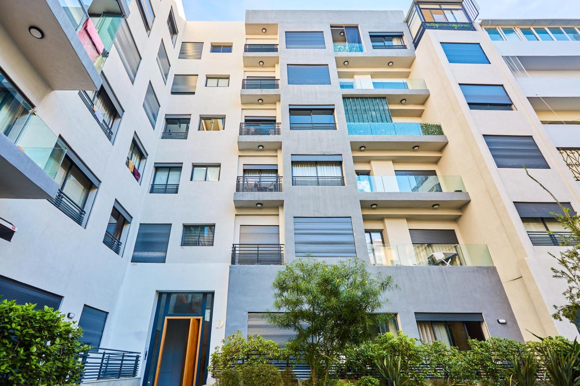 Ferienwohnung Sleek And Modern 2-Bed Unit In Downtown Casa Casablanca Exterior foto